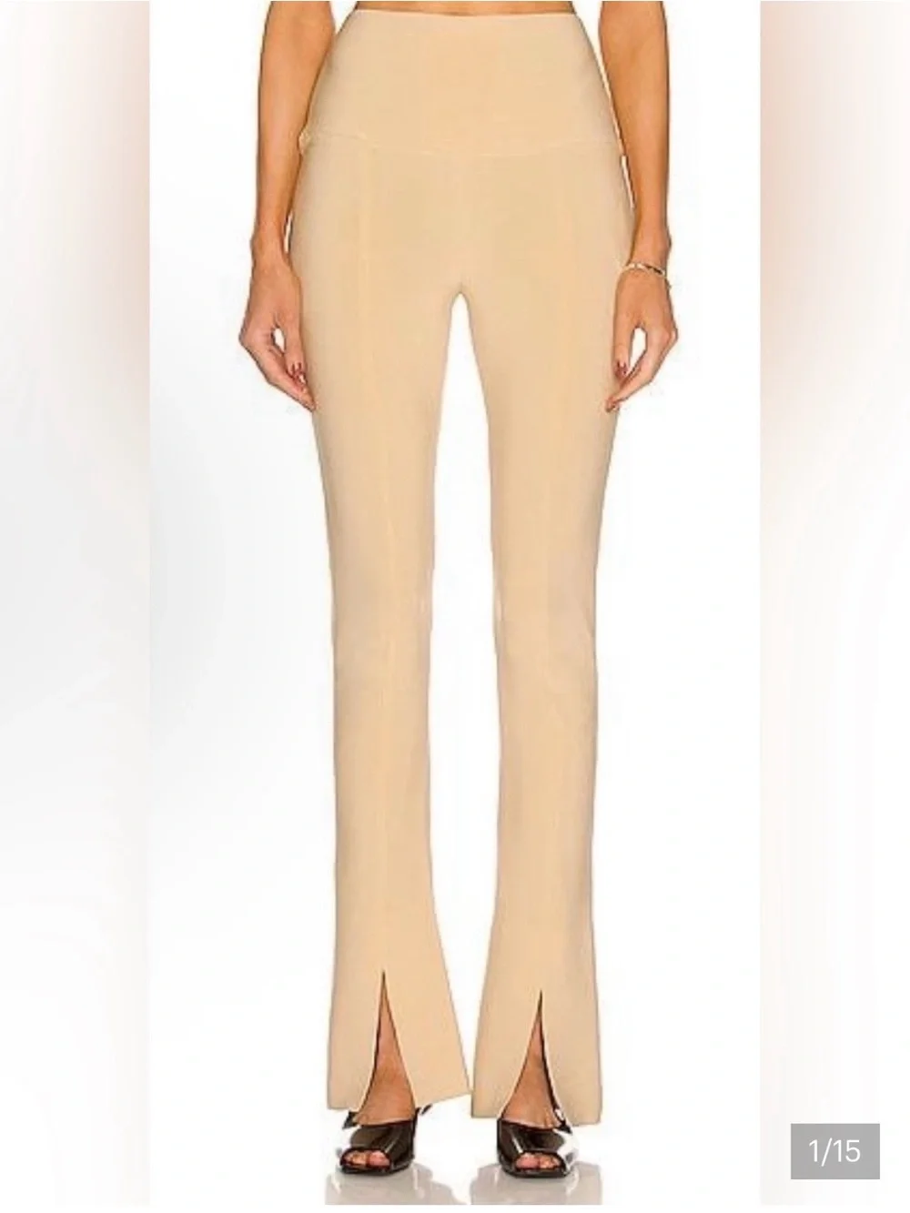 Norma Kamali Blonde Spat Leggings XXS